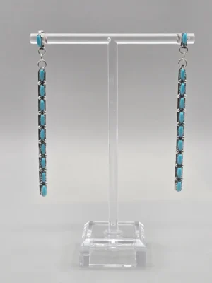 All Tribes Jewelry | Zuni Petit Point Earrings