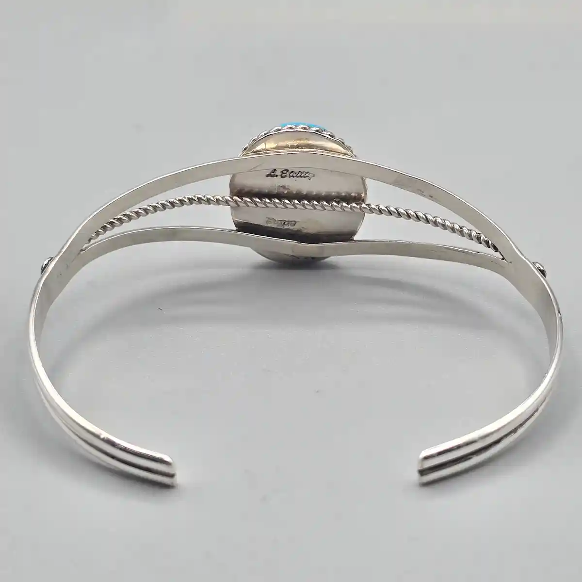 All Tribes Jewelry | Navajo Kingman Turquoise Bracelet